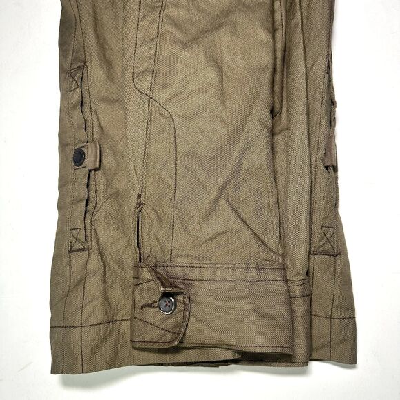 Jeremiah Thorne Coated Canvas Jacket Mens Sz XL in Military Peat Khaki Tactical - Picture 11 of 14